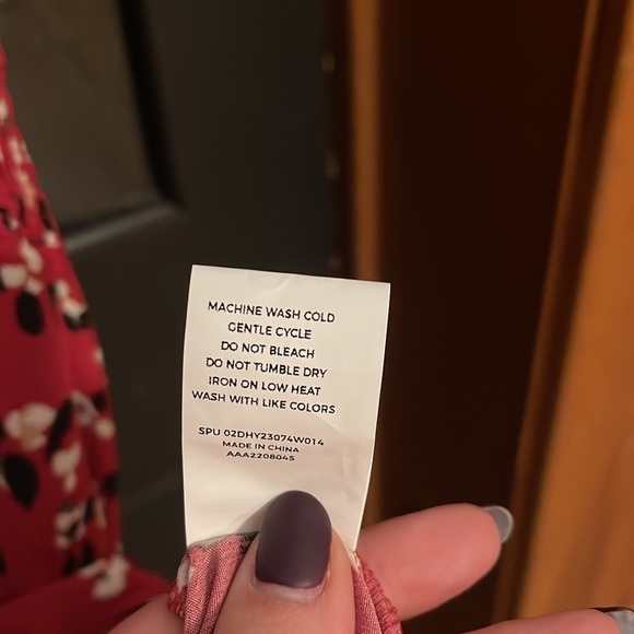 Bloom Chic Dress Size 18-20 Red Patterned - Picture 8 of 8